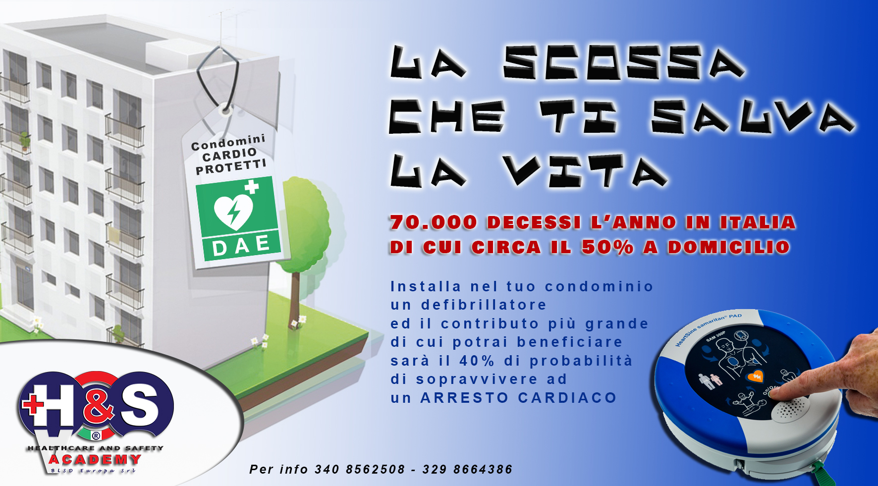 Defibrillatore nei condomini